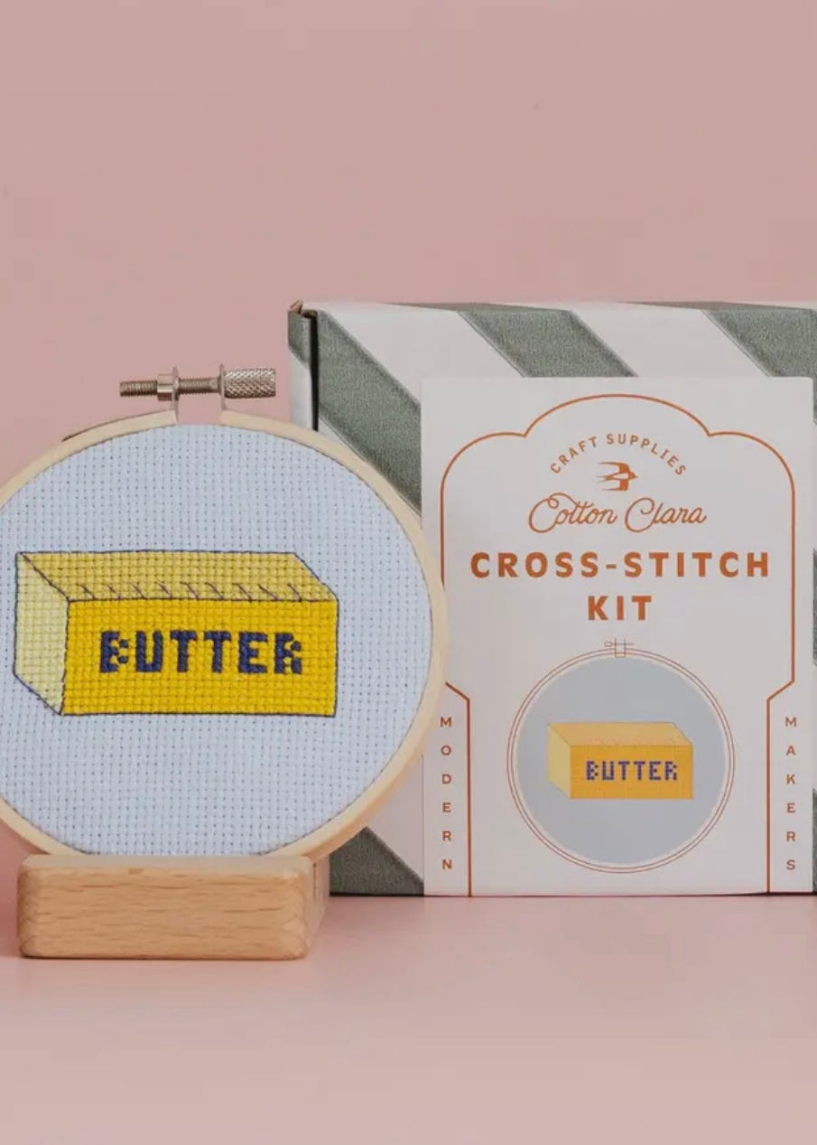 Butter Cross Stitch Kit