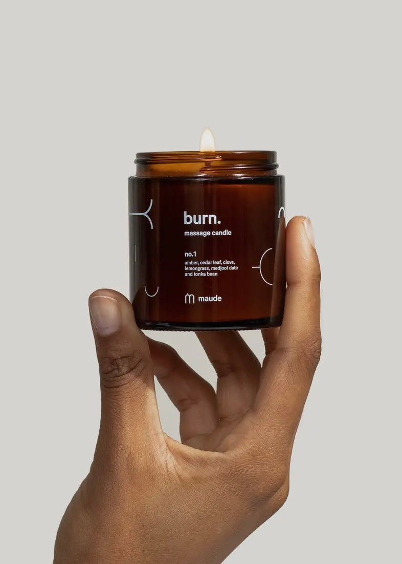 4 oz Burn No. 1 - Skin-Softening Massage Candle
