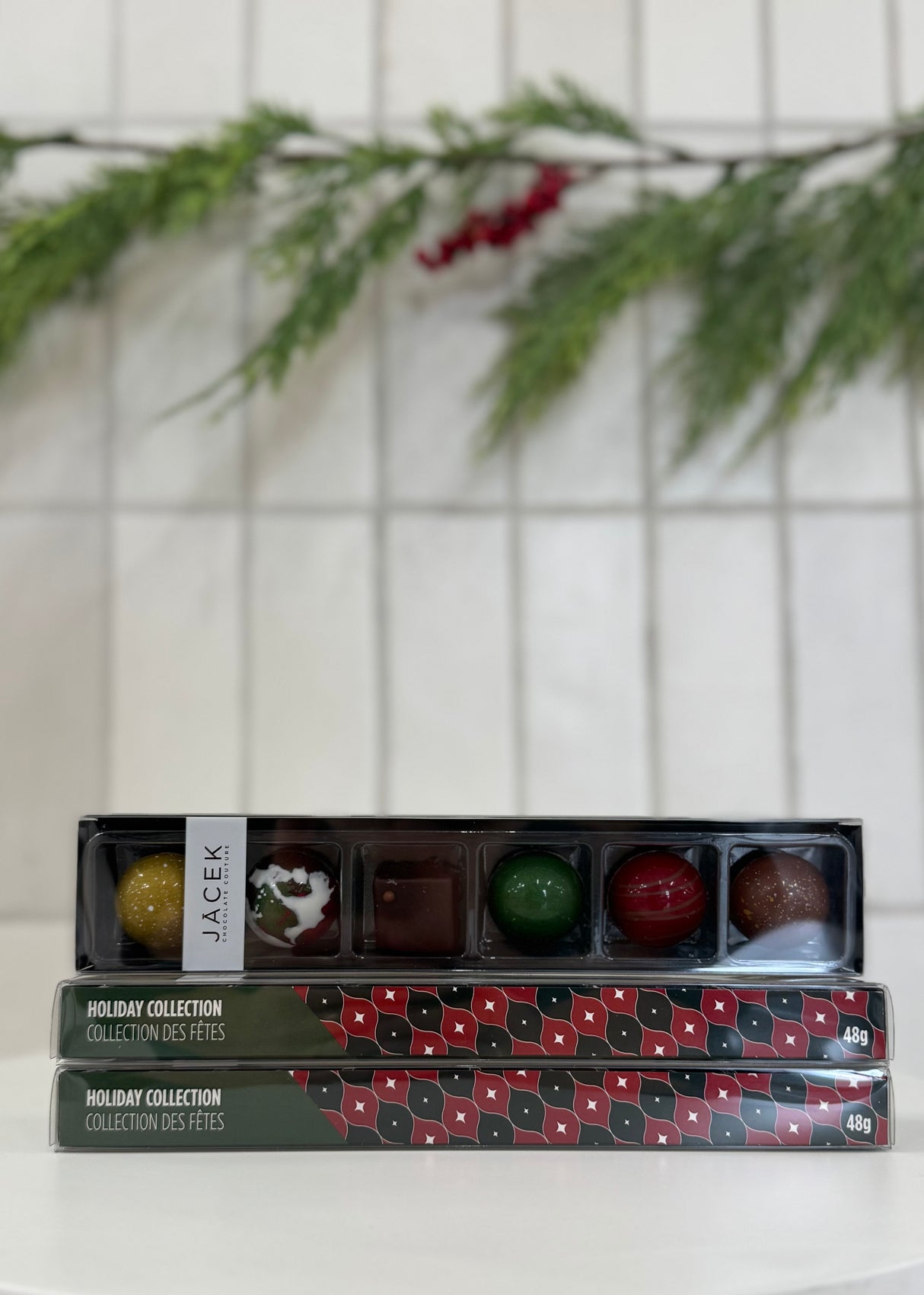 Holiday Chocolate Collection Window Box - 6 piece