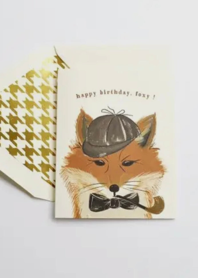 Happy Birthday Foxy Card