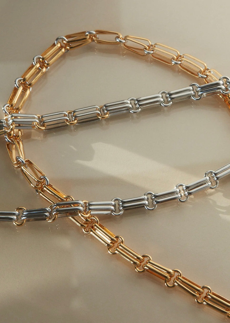 Dalia Two-Tone Chain Necklace