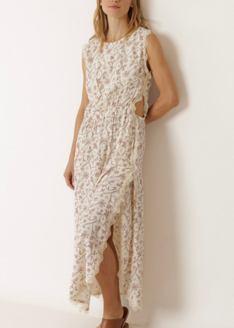 Floral Cut Out Dress