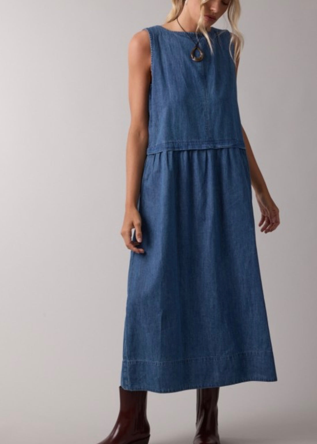 Joplin Midi Denim Dress