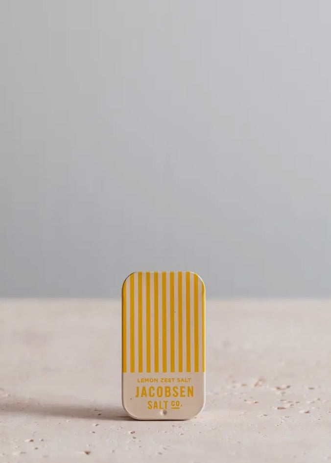 Infused Lemon Zest Sea Salt Slide Tin