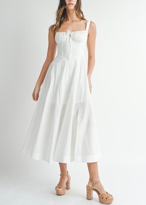 Vi Bustier Midi Dress