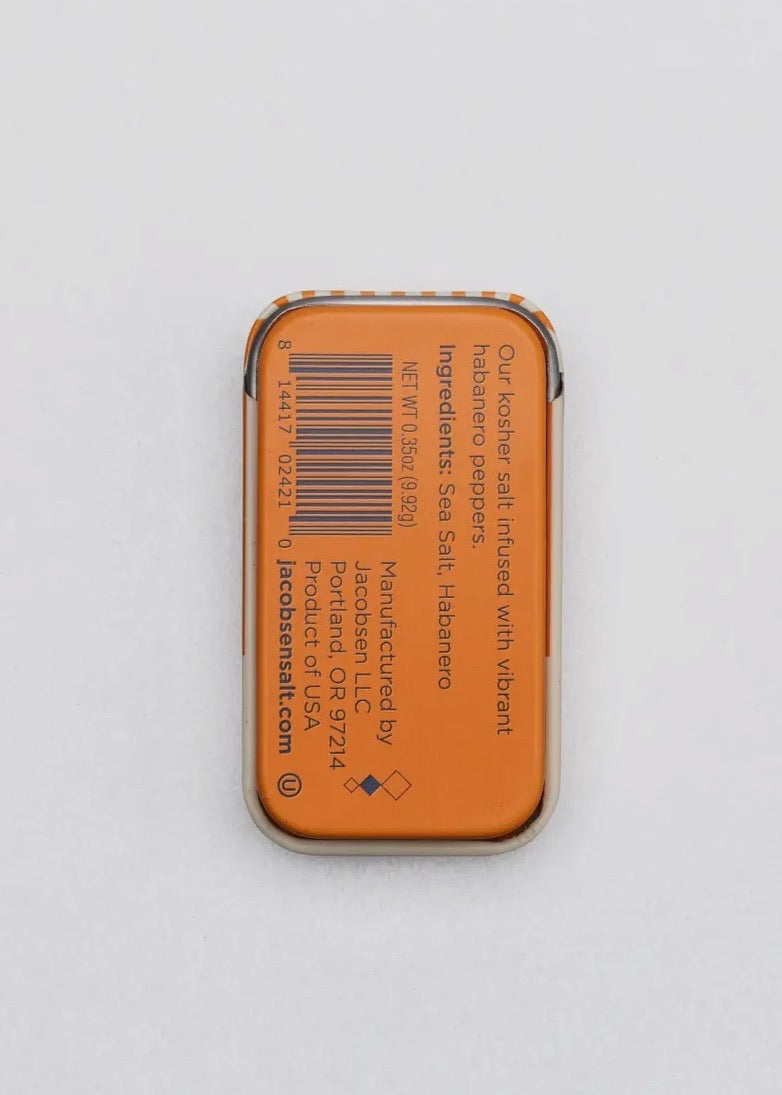 Infused Habanero Sea Salt Slide Tin