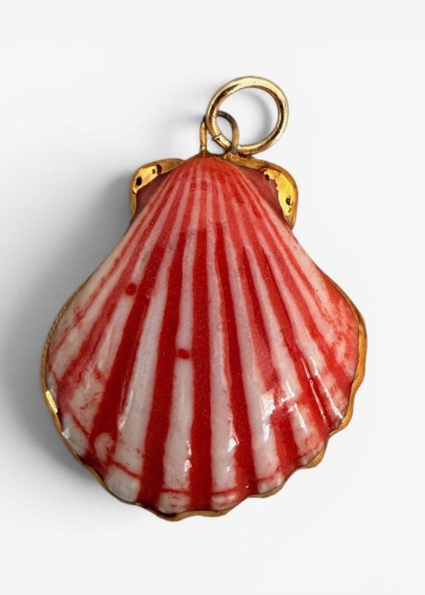Scallop Seashell Charm