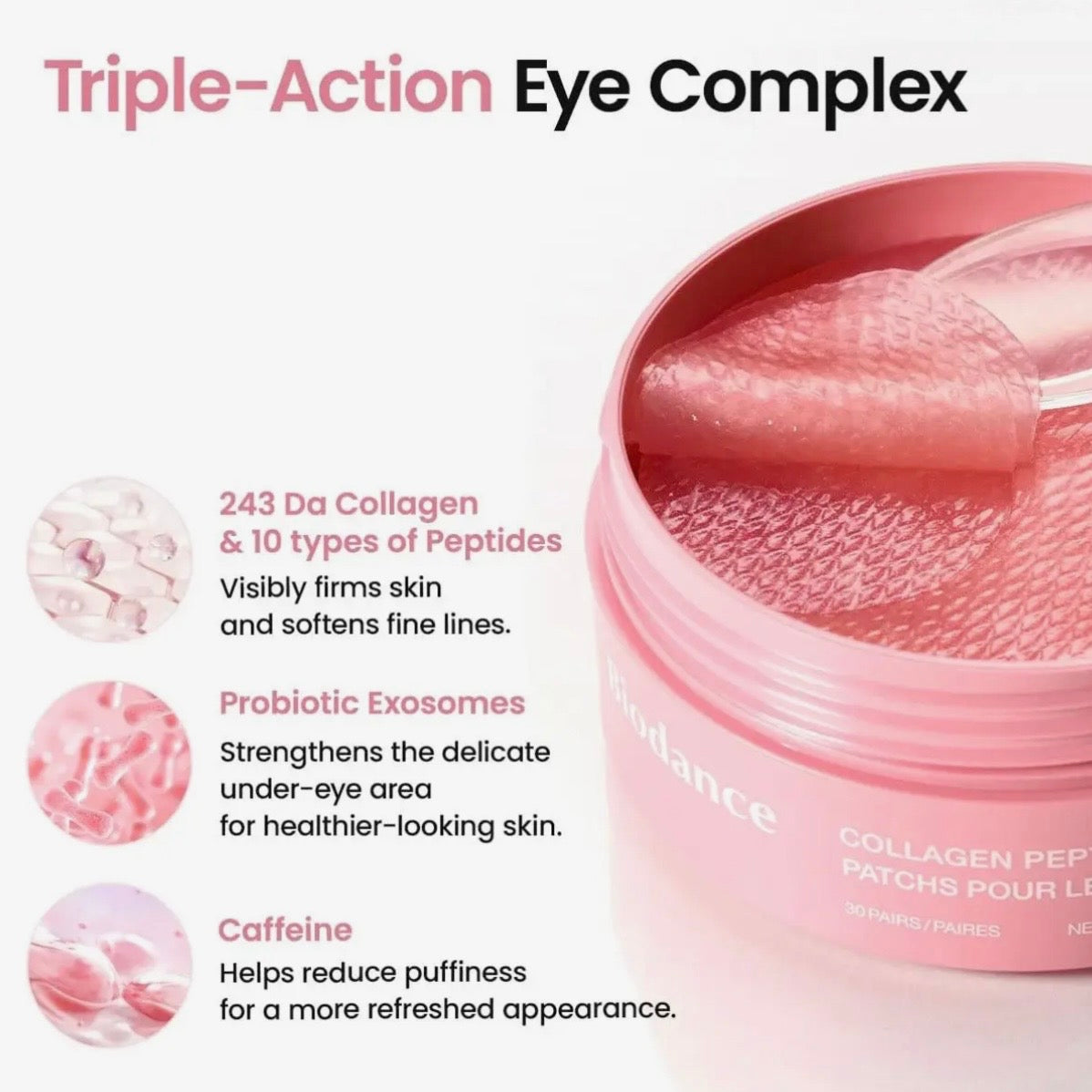 Biodance Collagen Peptide Eye Patches (30Pcs)
