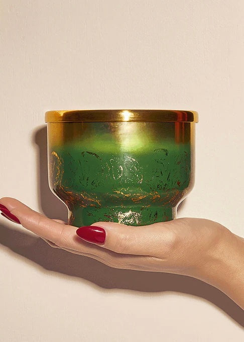 Crystal Pine Glimmer Inverted Candle