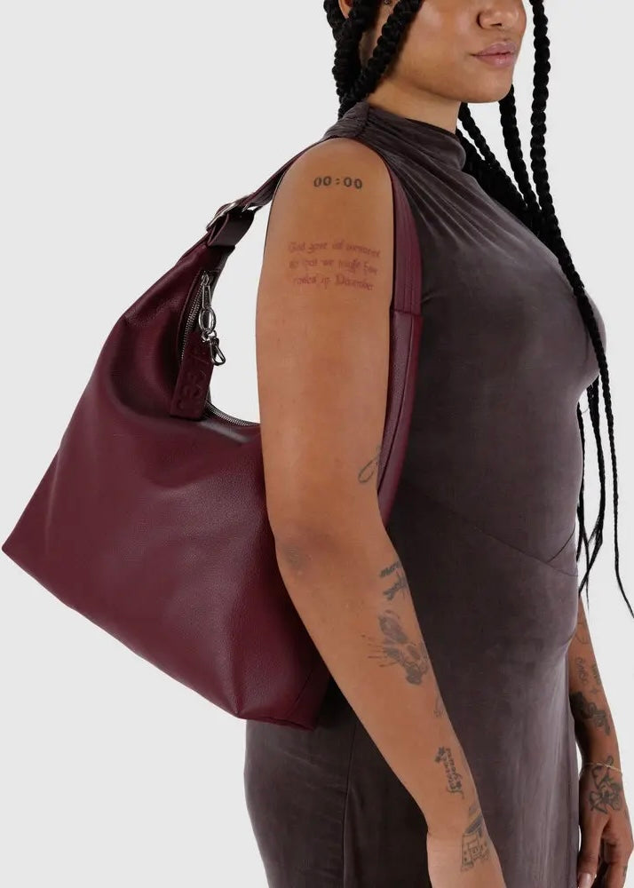 Recycled Leather Shoulder Bag