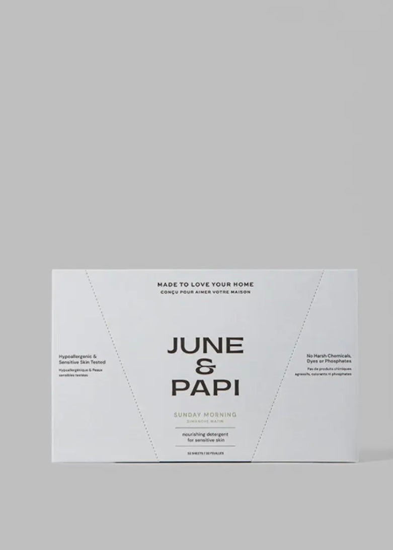 Sunday Morning Laundry Detergent Sheets