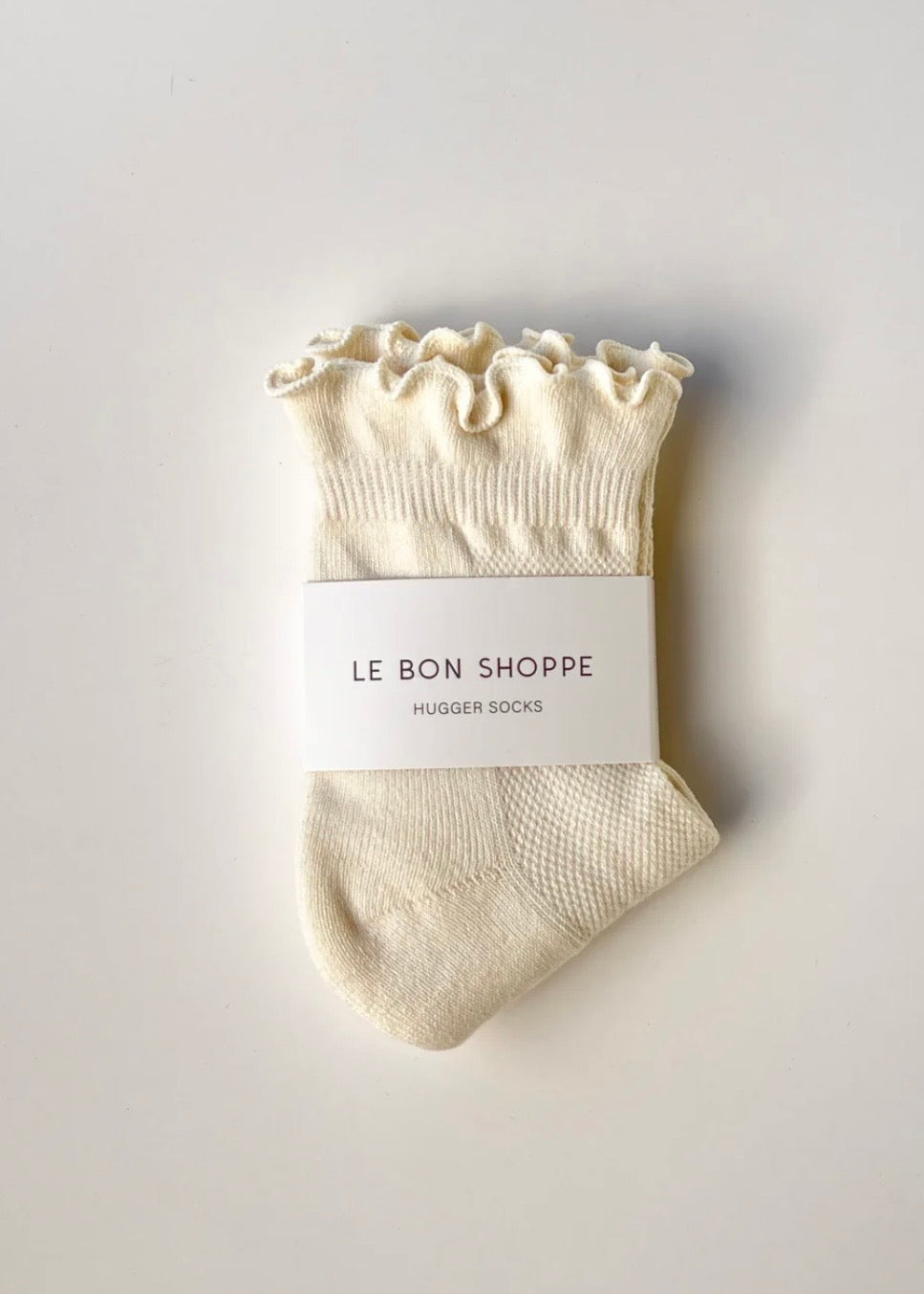 Ruffled Hugger Crew Socks