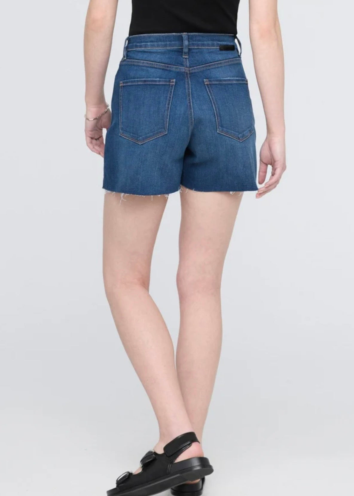 Performance Denim+ HIgh Rise Relaxed Short