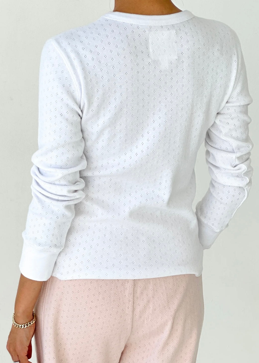 Pointelle Fundamental Tee