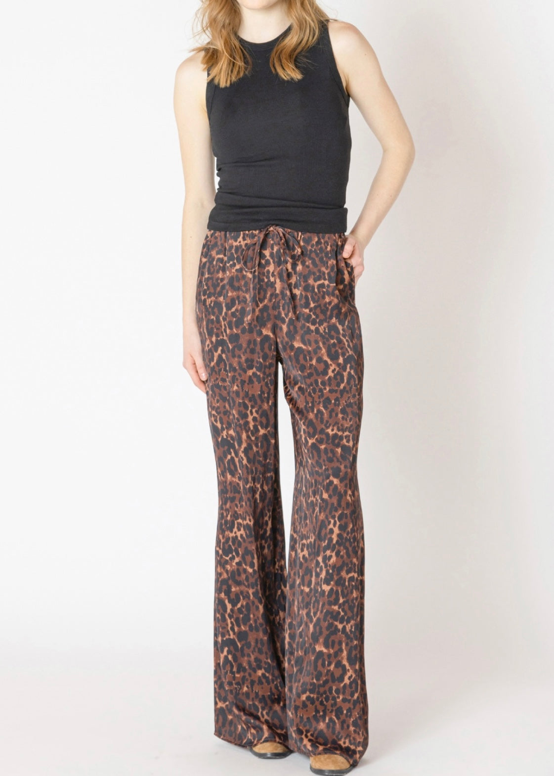 Printed Flowy Pant