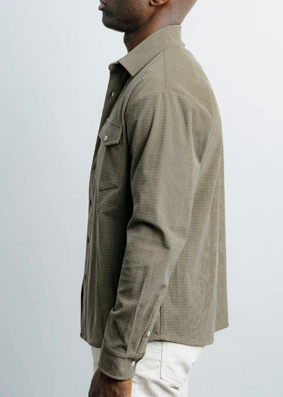 Textured Overshirt