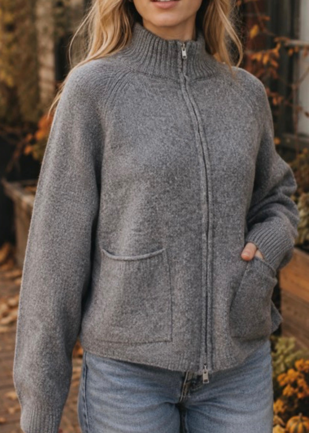 Marina Zip Up Sweater