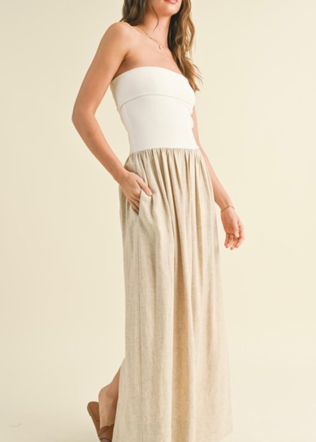 Blanca Strapless Dress