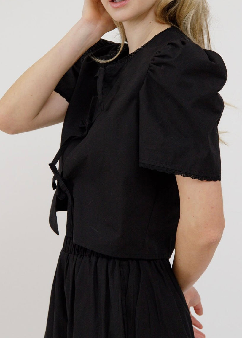 Poplin Tie Button Up