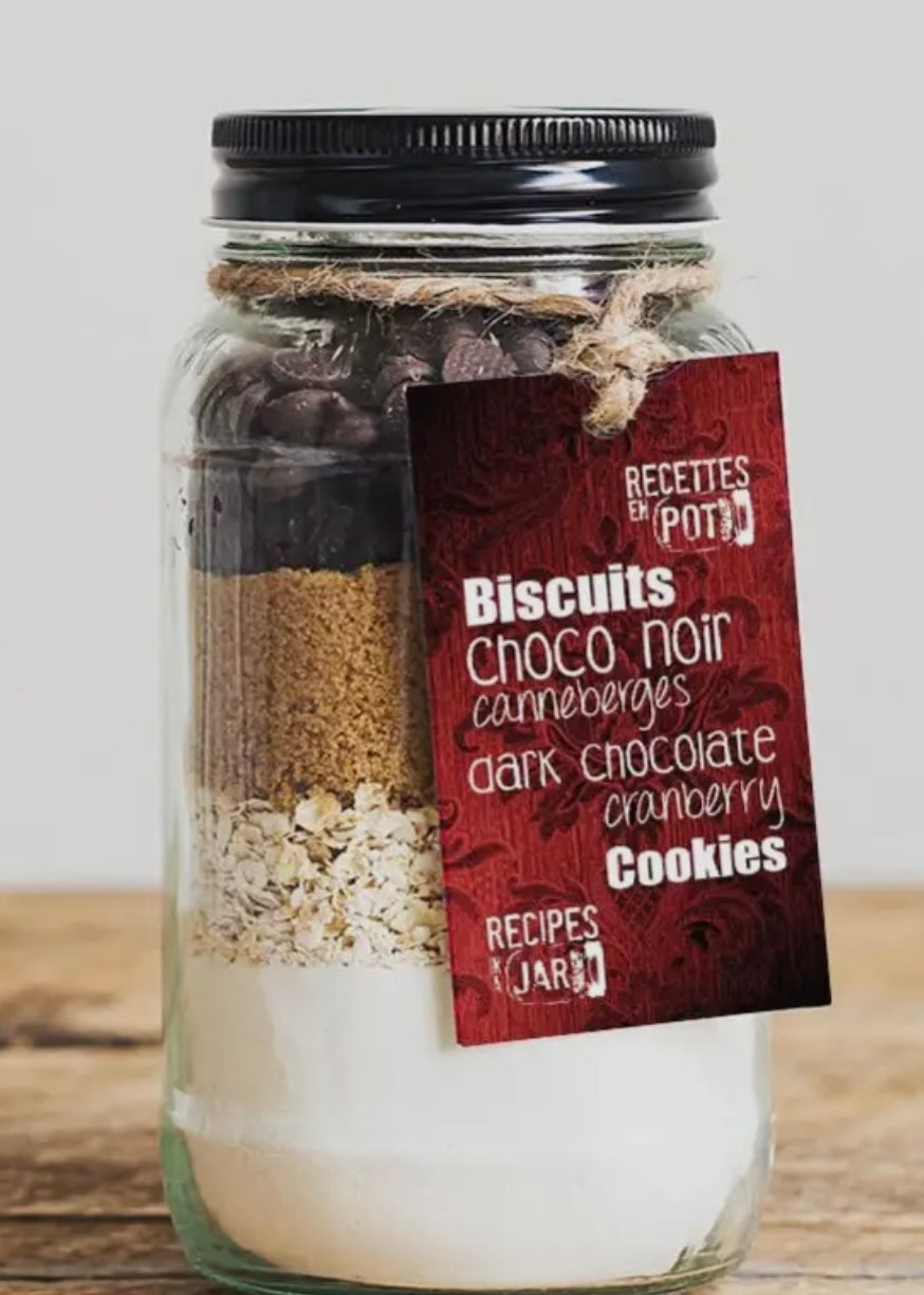 Chocolate Cranberry Cookies