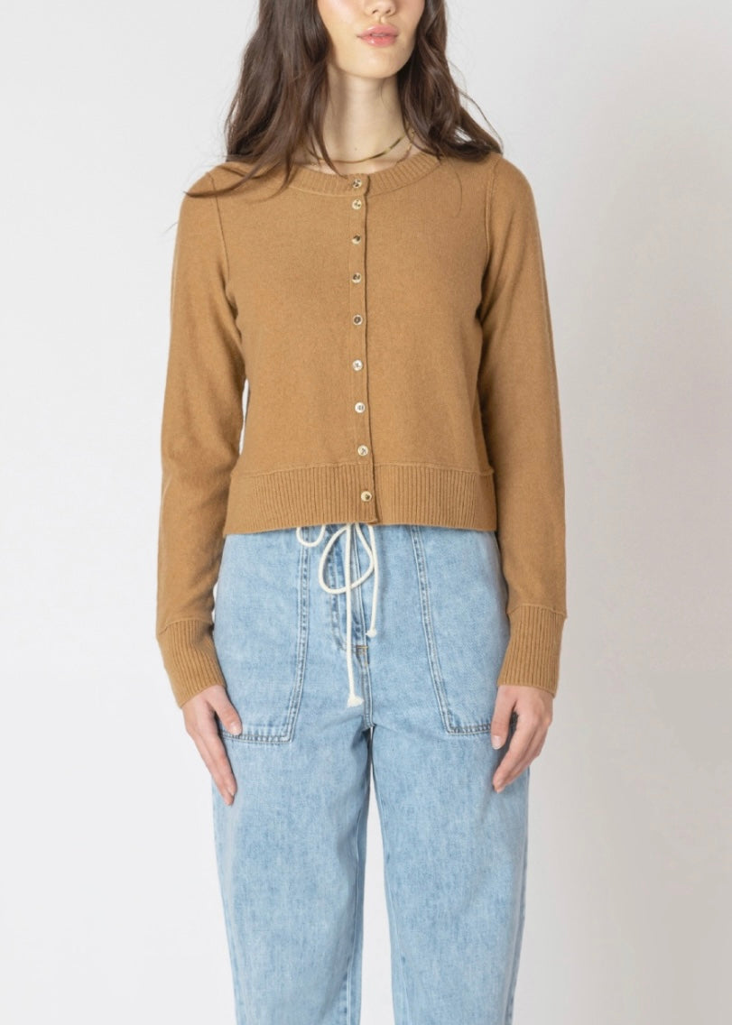 Easy Crewneck Cardigan