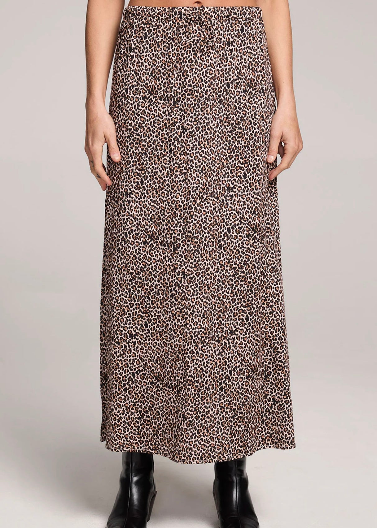 Seraphyne Leopard Midi Skirt