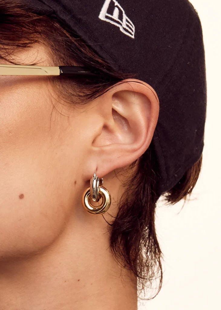 Two-Tone Interlock Hoops