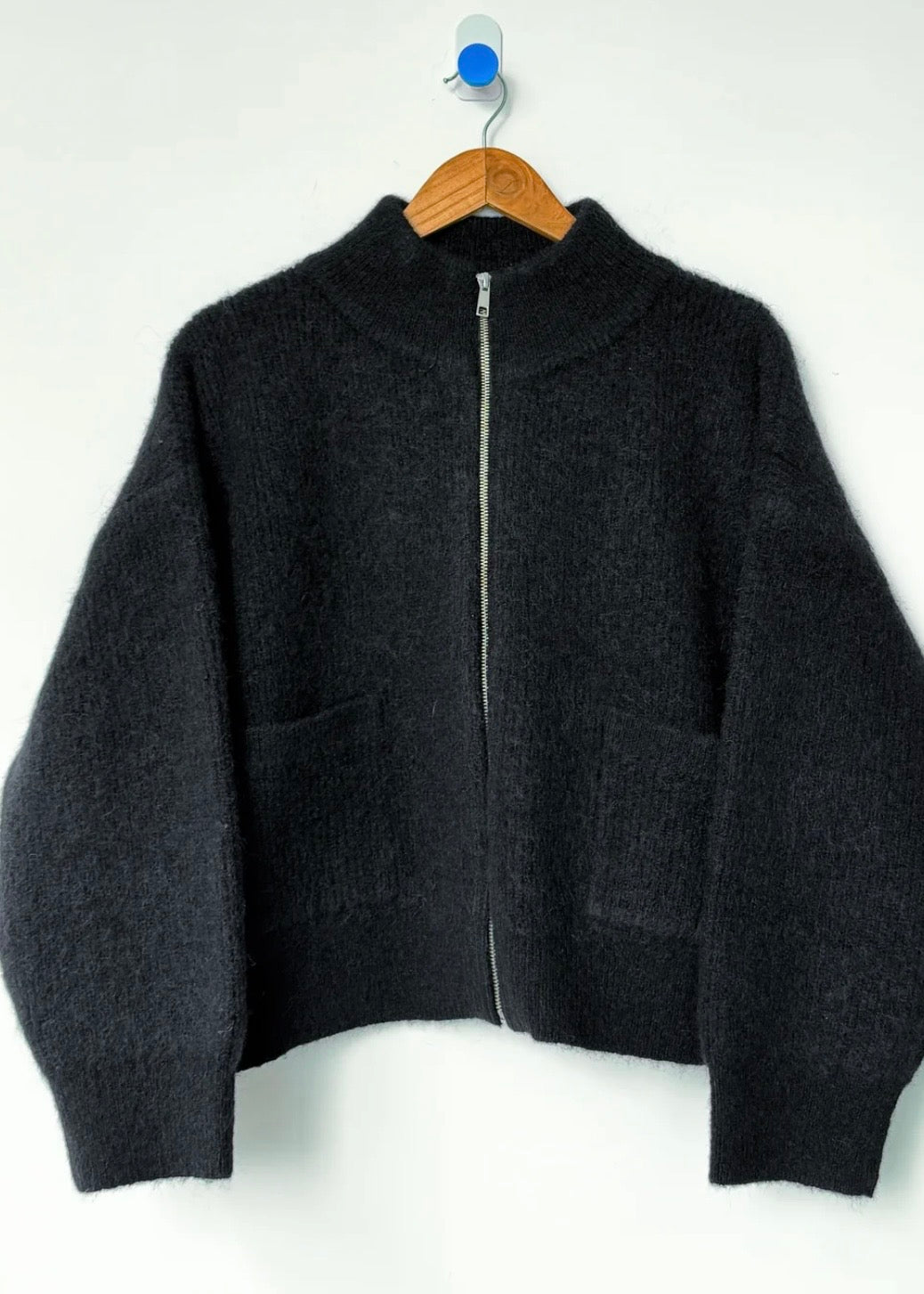 Alpaca Zip Front Jacket