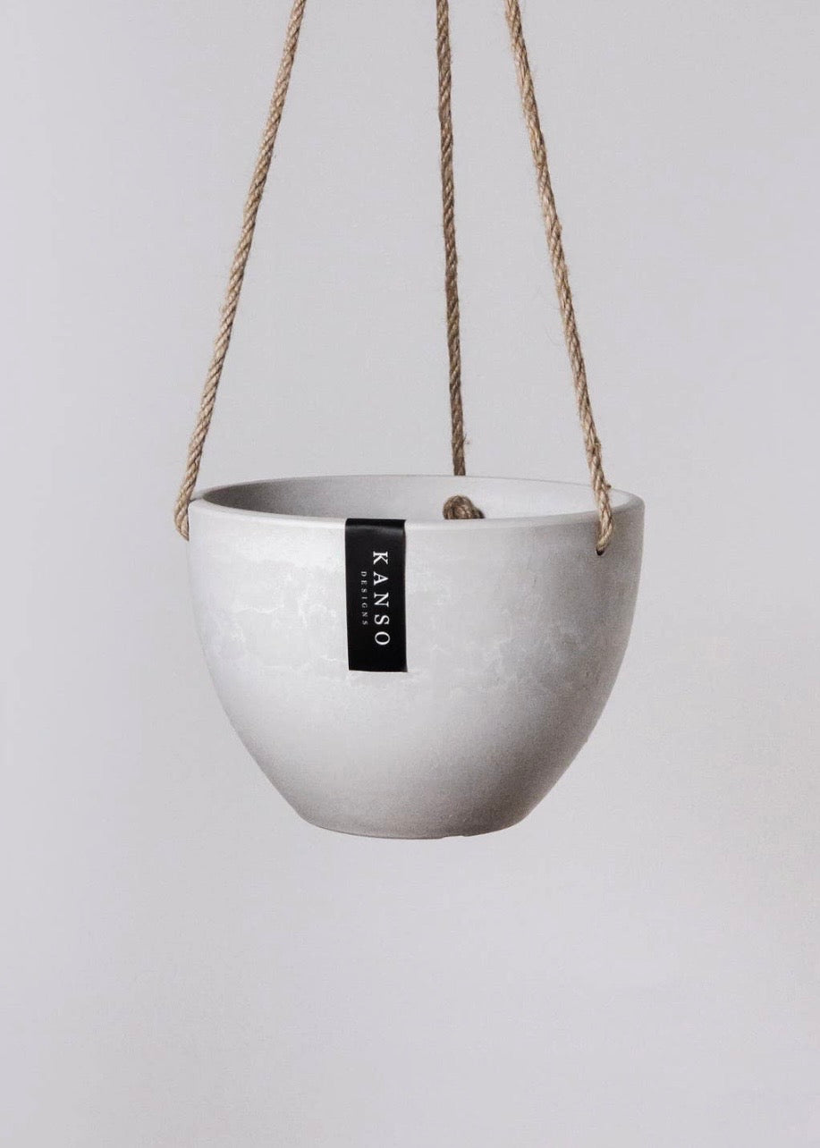 Signature Stone Hanging Planter Pot