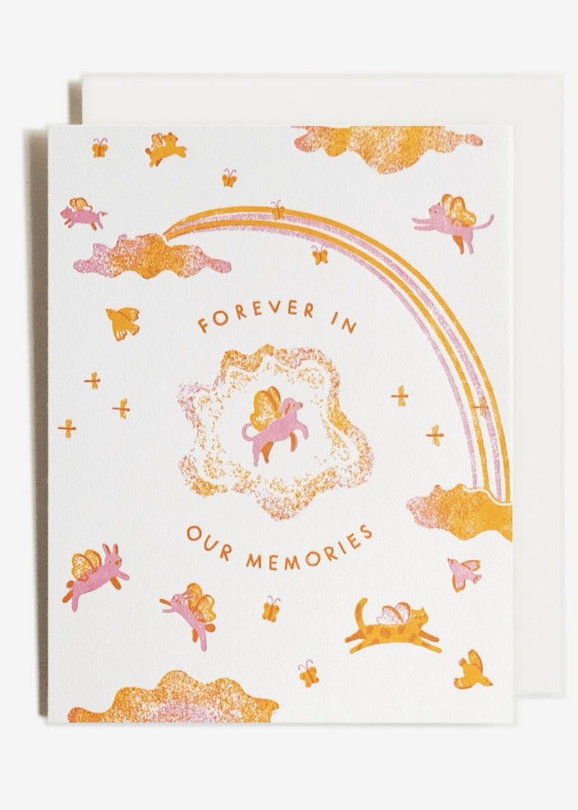 Forever Memories | Pets | Letterpress Card