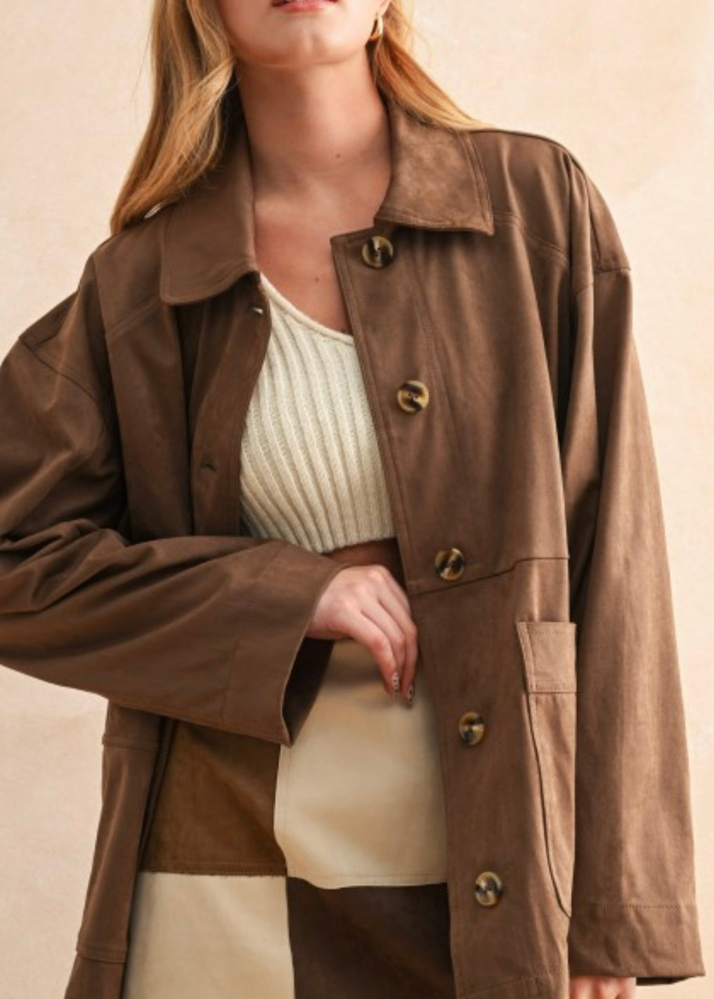 Chocolate Suede Jacket