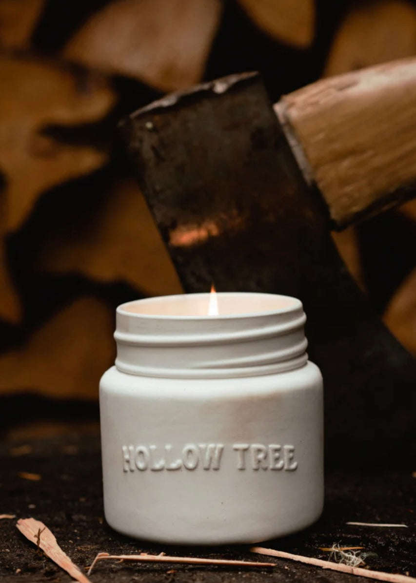 Lumberjack Ceramic Candle