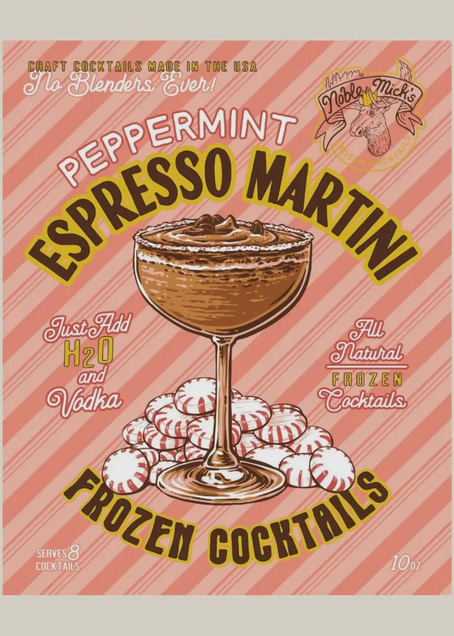 Peppermint Espresso Martini Frozen Cocktail