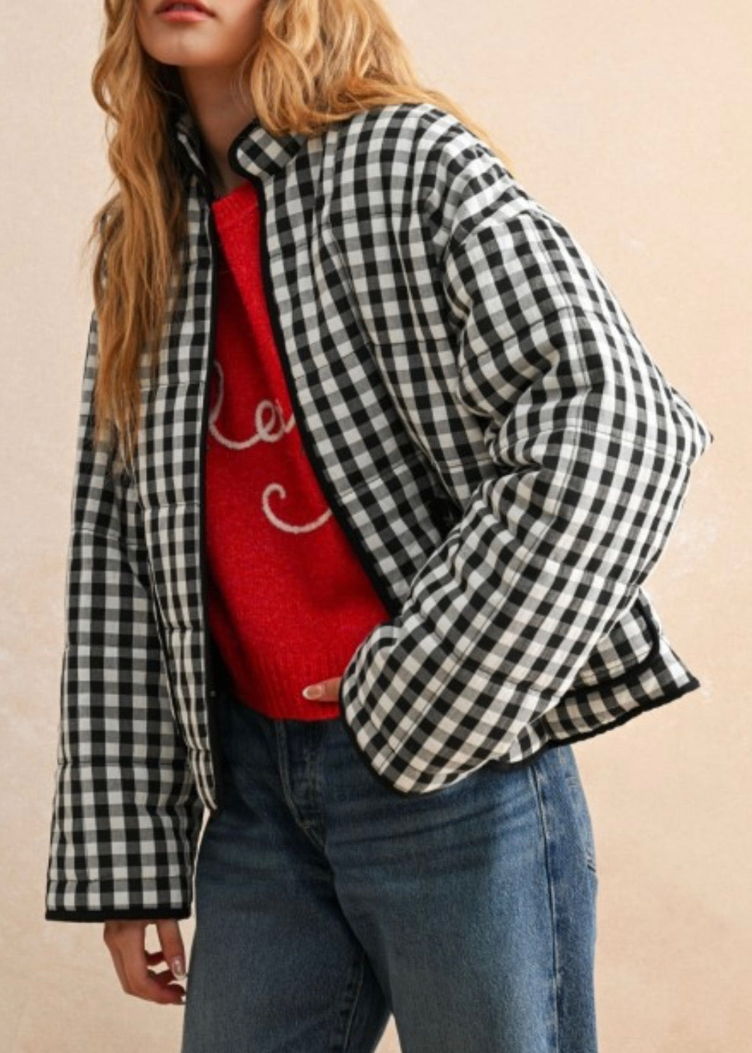 Pre-order Amara Gingham Jacket