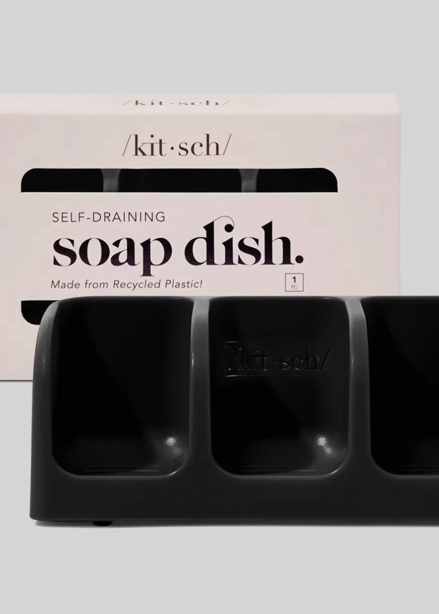 Self-Draining Soap Dish