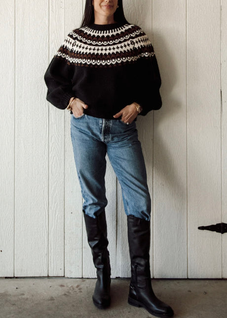 Fair Isle Jacquard Sweater