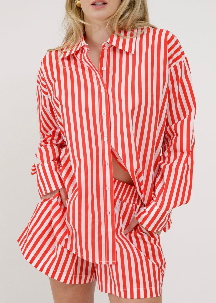 Poplin Button Up Shirt