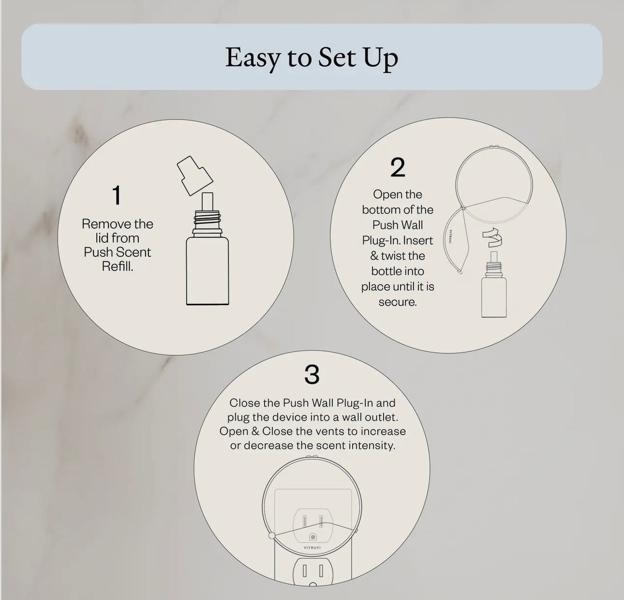 Vanilla Mint Push Scent Refill