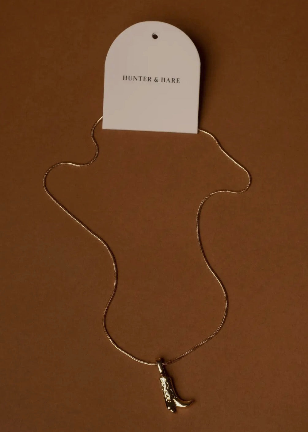 Cowgirl Boot Necklace