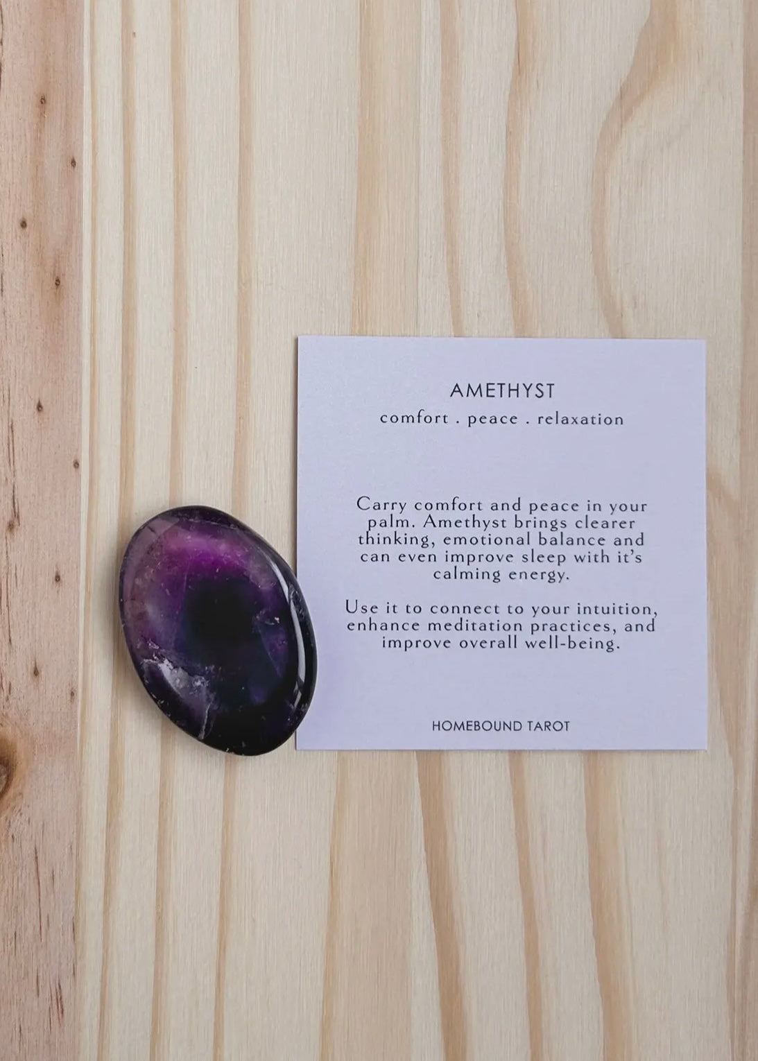 Palm Stone | Amethyst