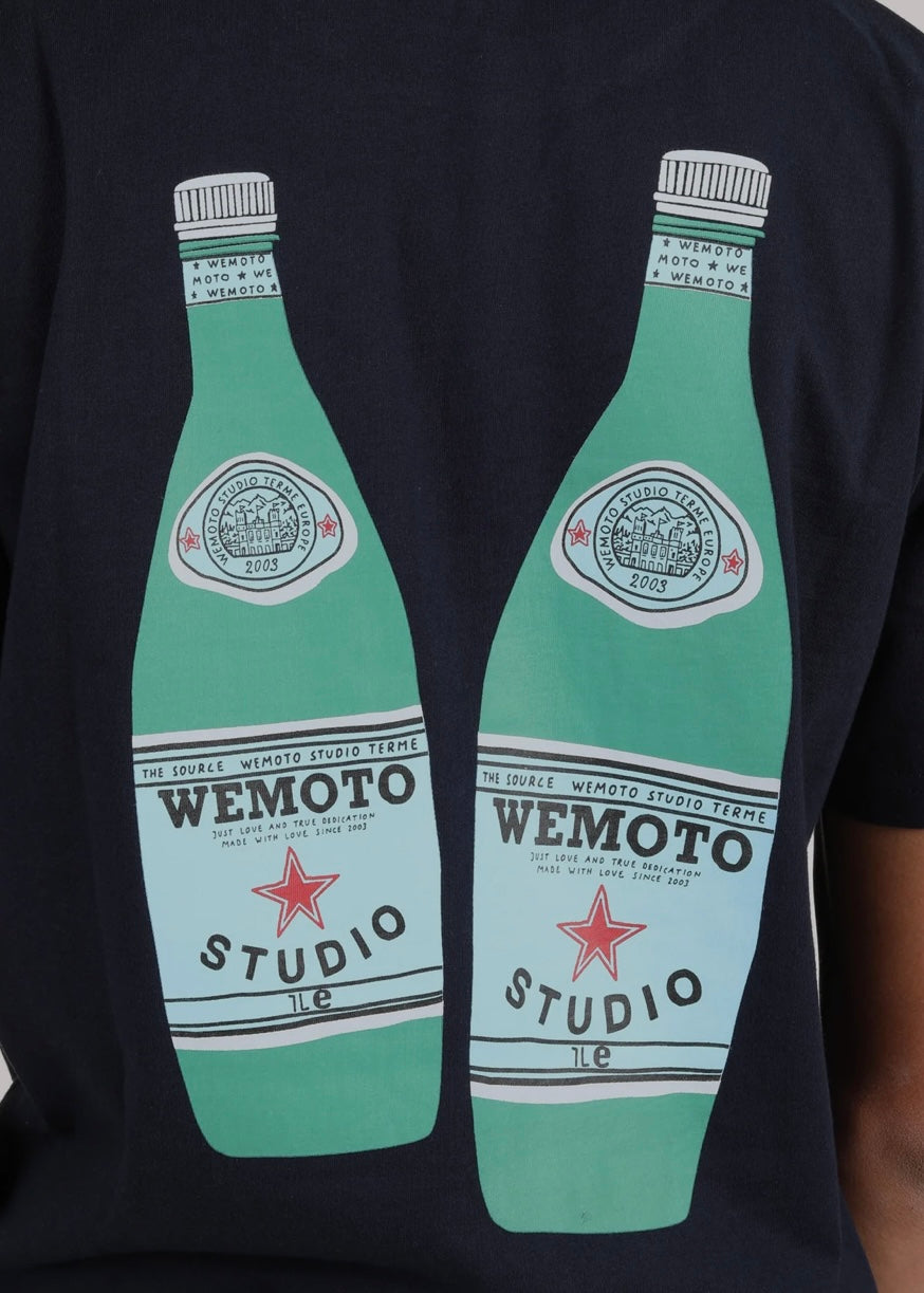 Printed Sparkling Water Artwork T-Shirt