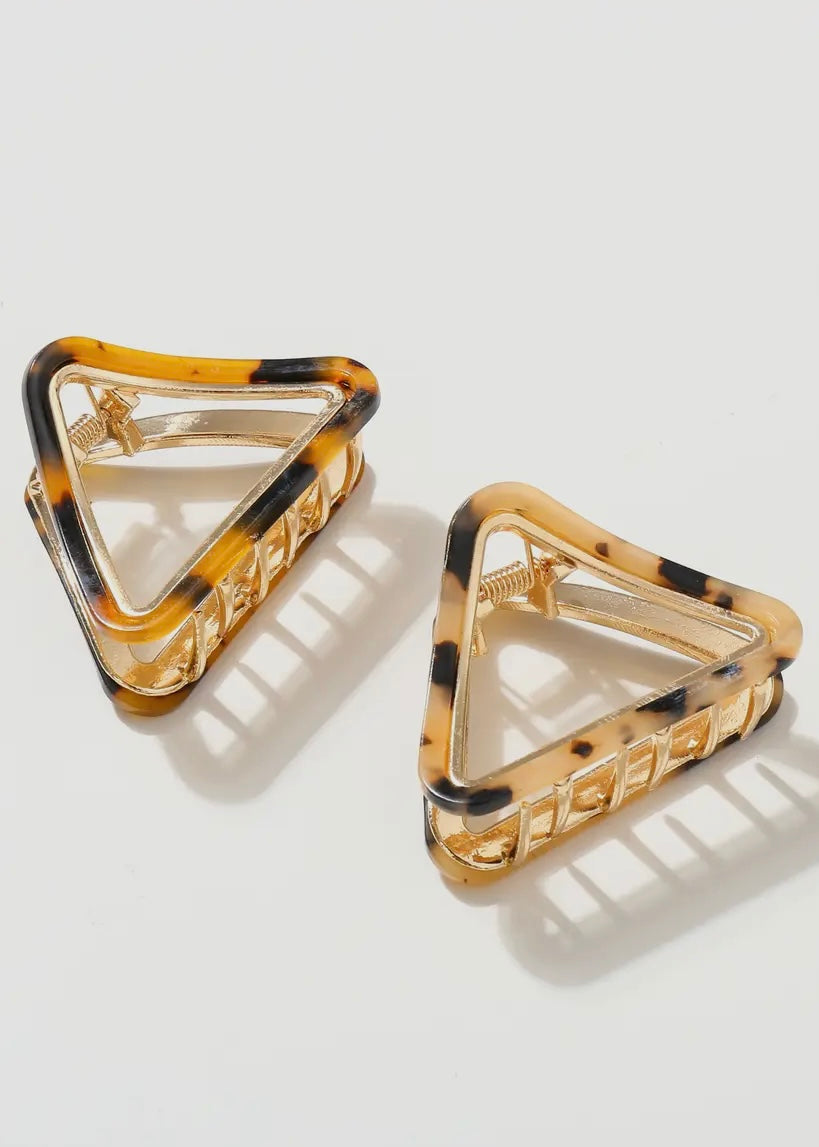 Amelie | Small Metal Triangle Claw Clip
