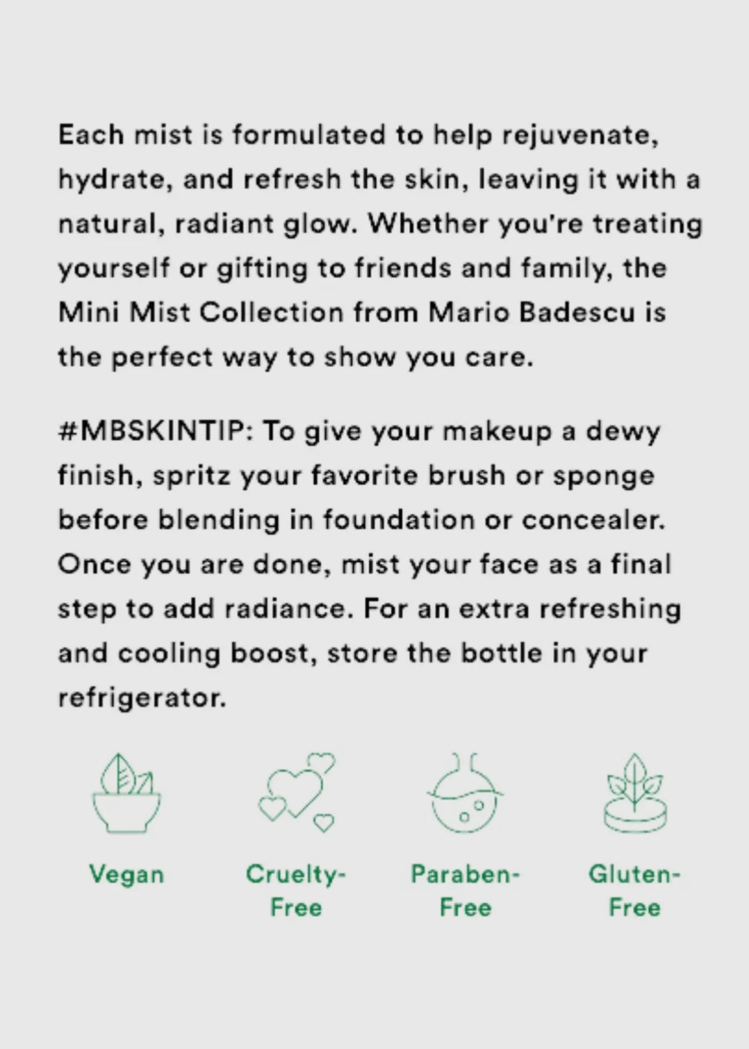 Mario Badescu Facial Spray with Aloe 2oz Mini