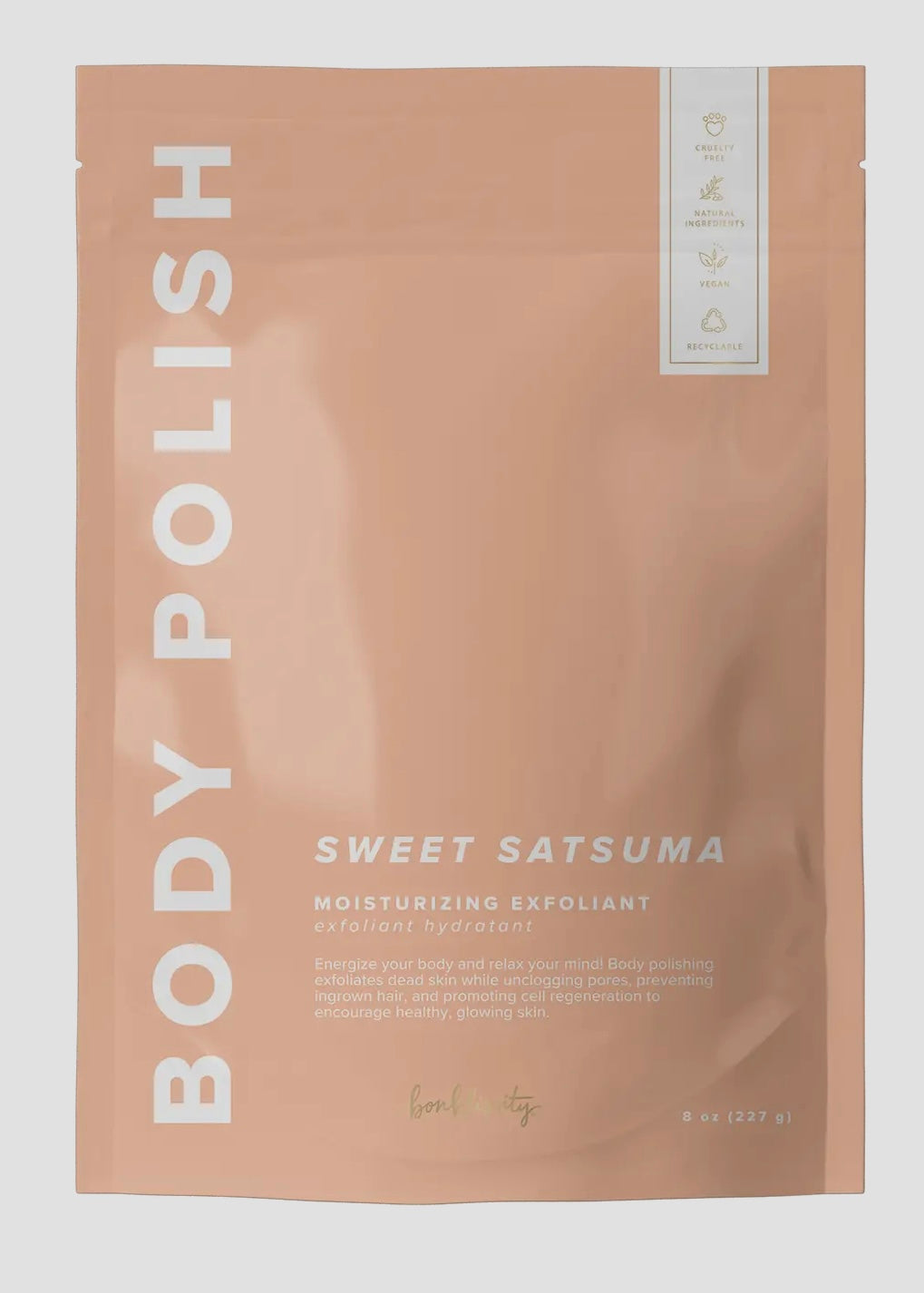 Sweet Satsuma Body Polish Scrub W/Gold Spoon