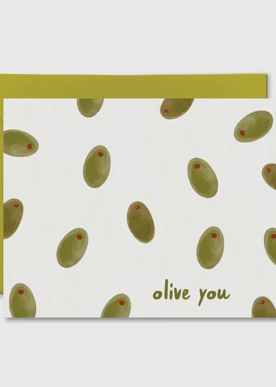 Olive You Card