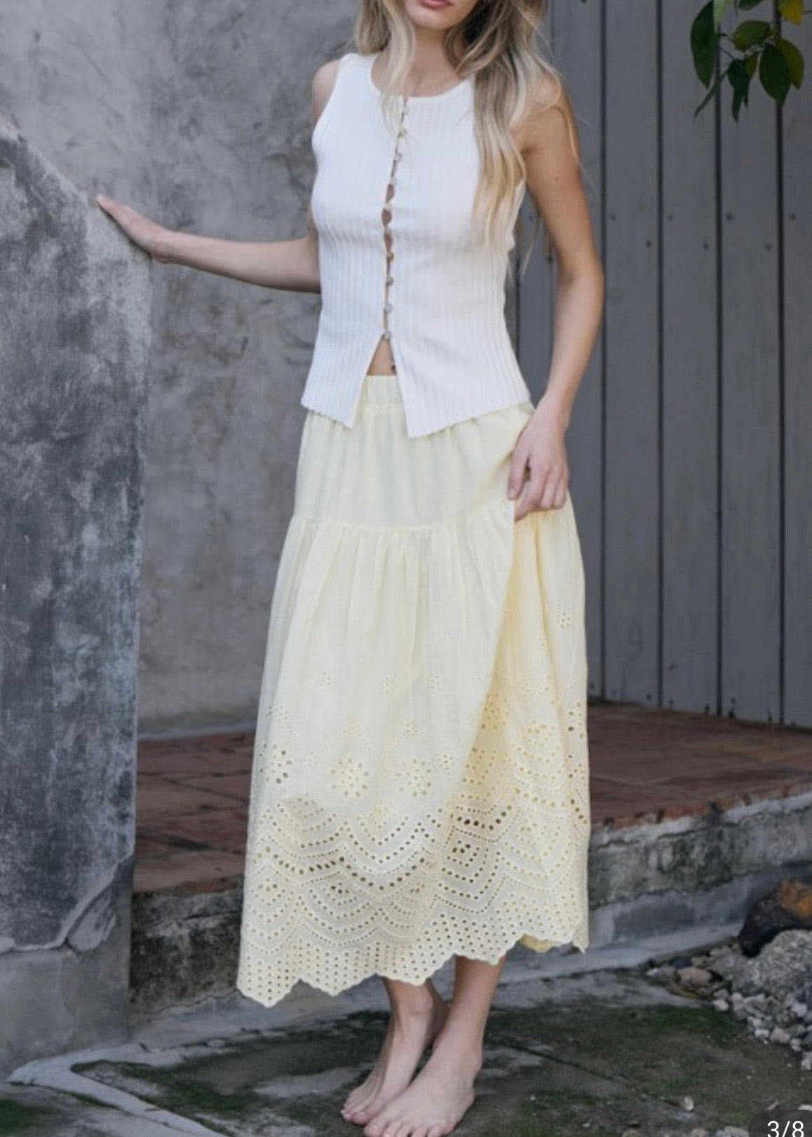Lauren Eyelet Skirt