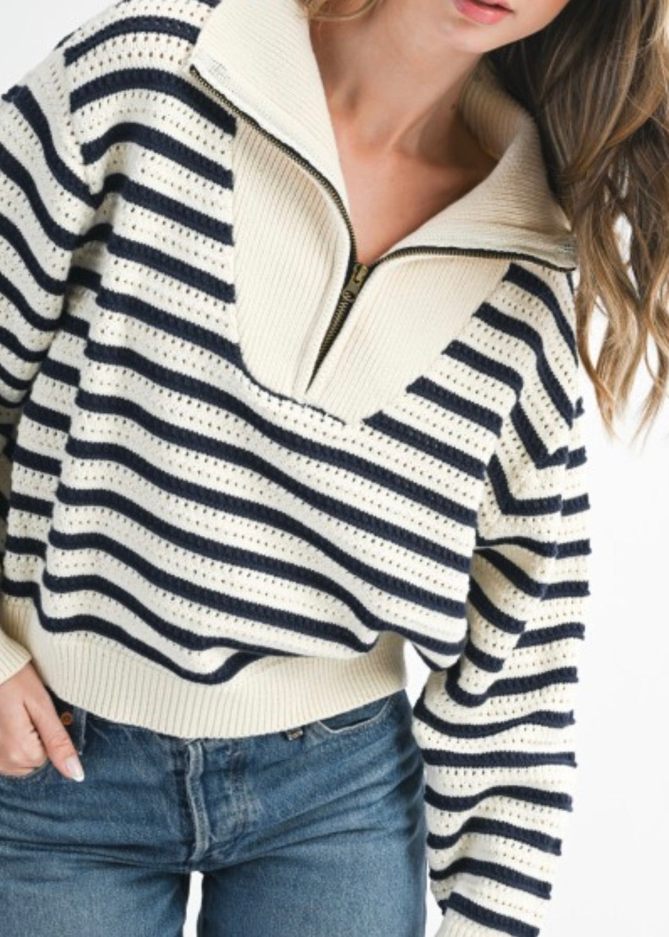 Selma Half Zip Sweater