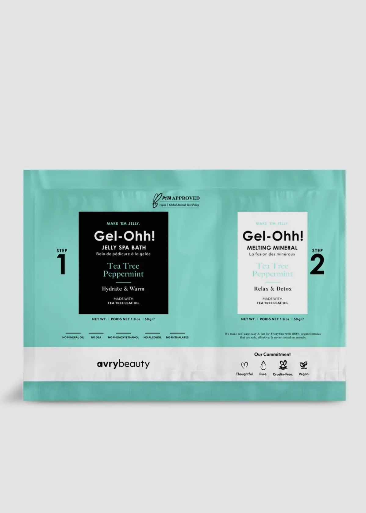 Tea Tree & Peppermint - Gel-Ohh Jelly Spa Pedi Bath