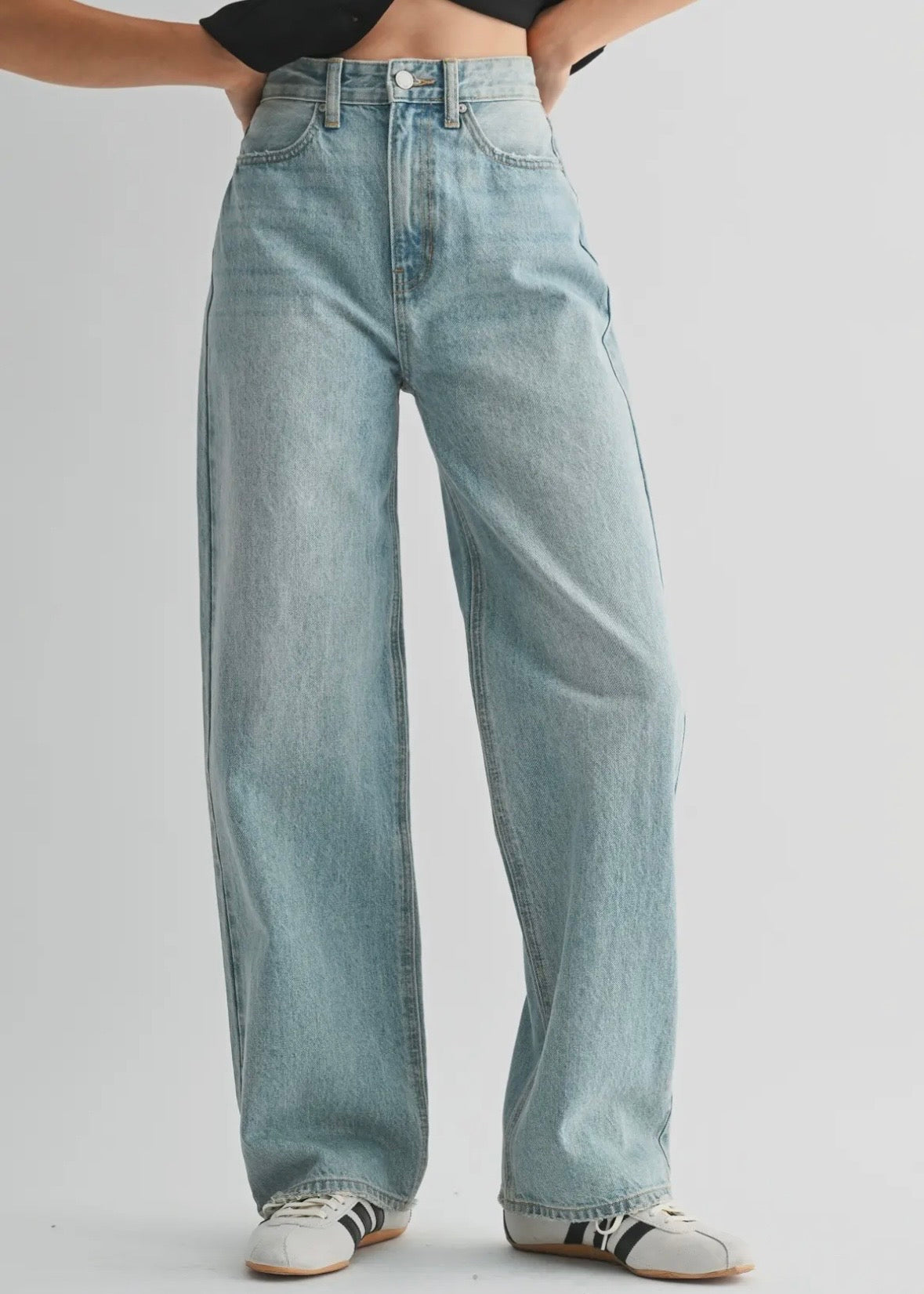 High Waisted Skater Jean