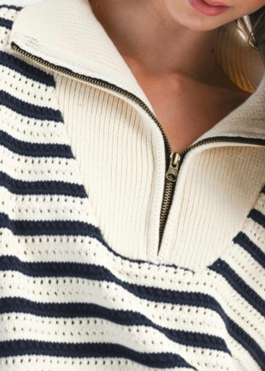 Selma Half Zip Sweater